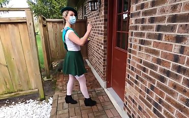 Nubile Girl Scout gets Internal Cumshot Surprise newcomer disabuse of Superannuated Guy